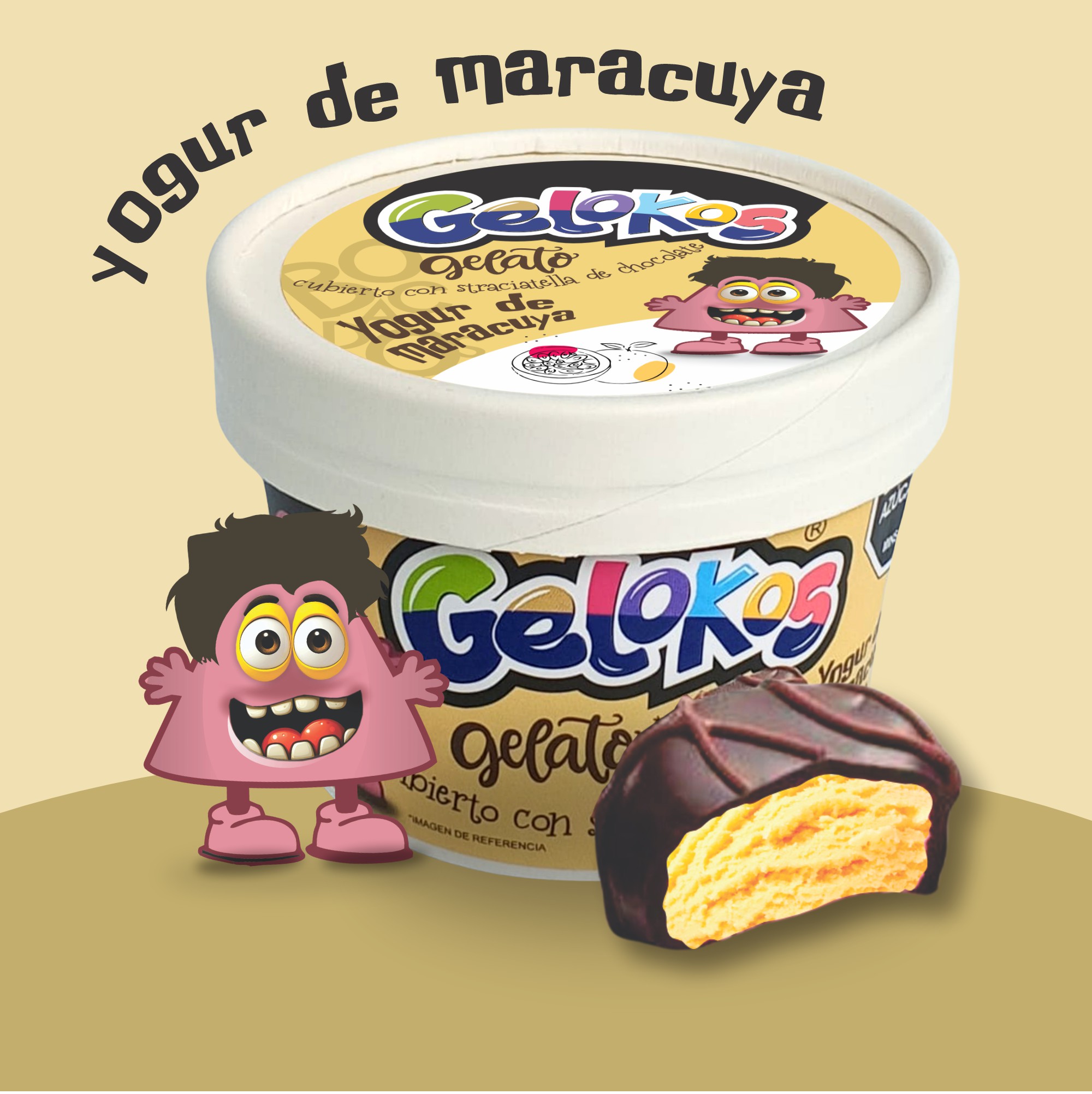 bocados de helado cubiertos con chocolate